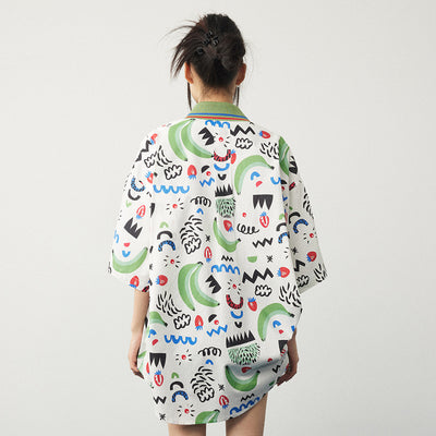 Playera Estampado Abstracto Unisex para Verano - Image 2