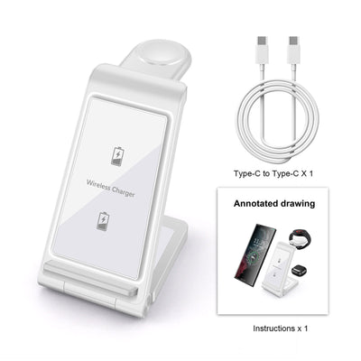 Cargador Inalámbrico 3 en 1 Plegable 15W - Portátil y Multidispositivo - Image 15
