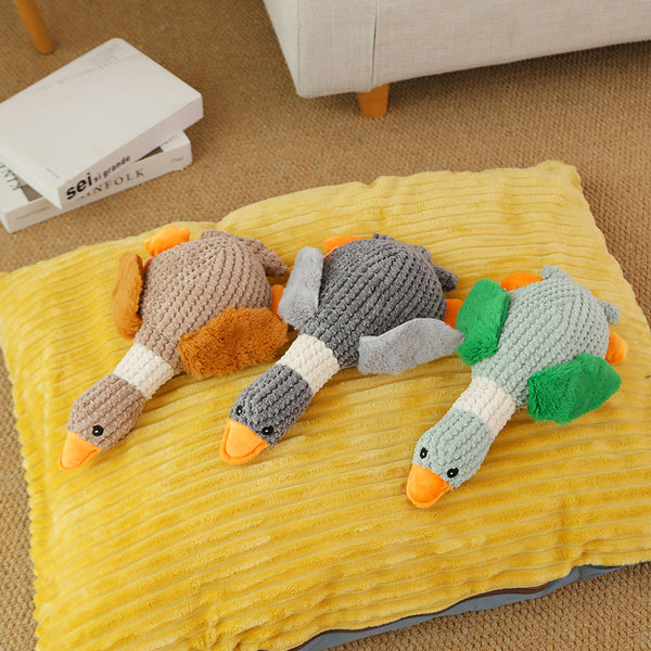 Juguete Peluche Resistente con Sonido para Aliviar Estrés en Perros
