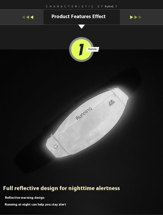 Riñonera Reflectante Impermeable para Correr de Noche - Unisex - Image 13
