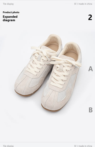 Zapatillas Retro Deportivas de Cuero con Tacón Oculto - Estilo Vintage Alemán para Mujer - Image 12