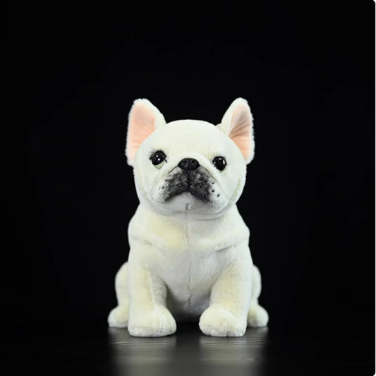 Peluche Suave Perrito Crema - Juguete de Felpa Premium