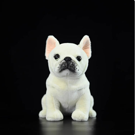 Peluche Suave Perrito Crema - Juguete de Felpa Premium