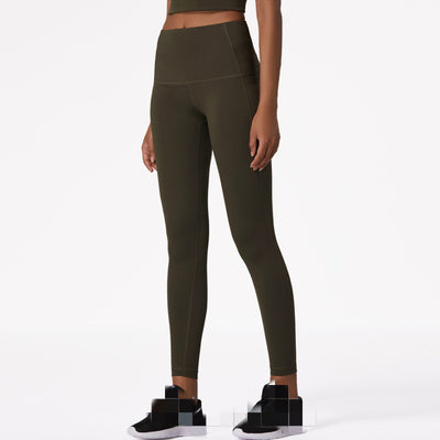 Pantalones Yoga Talle Alto Doble Cara Nude - Control de Abdomen y Cadera para Mujer - Image 10