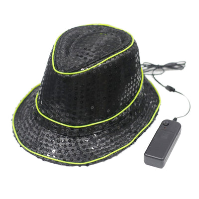 Sombrero de Fiesta Navideño con Lentejuelas Brillantes y Efecto Fluorescente - Image 7