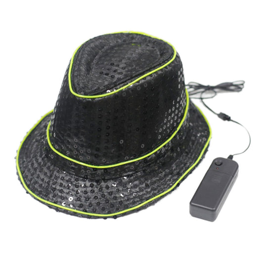 Sombrero de Fiesta Navideño con Lentejuelas Brillantes y Efecto Fluorescente - Image 7