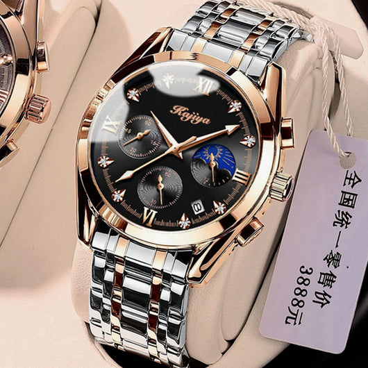 Reloj Deportivo Coreano de Acero con Banda de Cuarzo - Image 19