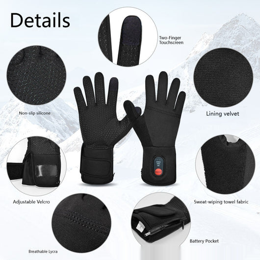 Guantes Térmicos Recargables para Montaña y Actividades Outdoor - Image 3