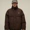Chaqueta Acolchada de Algodón Estilo Retro Americano para Hombre