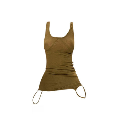 Chaleco Tejido Verde con Doble Correa - Top Reductor de Silueta para Mujer - Image 2