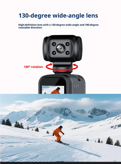 Cámara 4K Ultra Clara Portátil para Deportes y Aventuras al Aire Libre - Image 12