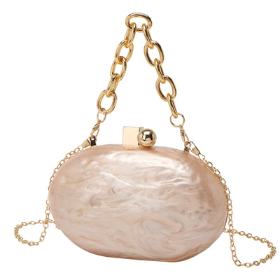 Bolso Bandolera de Cadena Acrílica Ovalada - Image 13