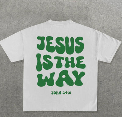 Playera Oversized Hombre Child Of God con Patrón Gótico NDY - Image 11