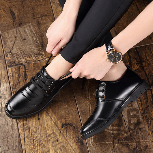 Zapatos Formales de Cuero para Hombre - Elegancia Transpirable para Negocios
