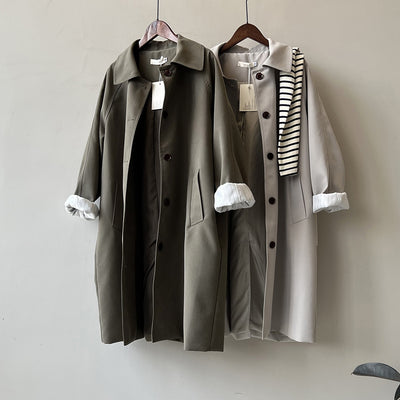 Gabardina Estilo Coreano para Mujer - Colección Otoño - Image 5
