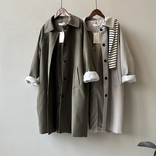 Gabardina Estilo Coreano para Mujer - Colección Otoño - Image 5