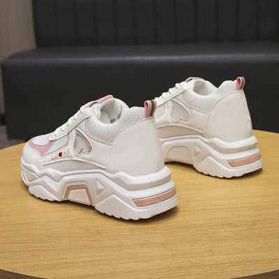 Zapatillas Deportivas Blancas Plataforma Elevadora para Mujer - Image 2