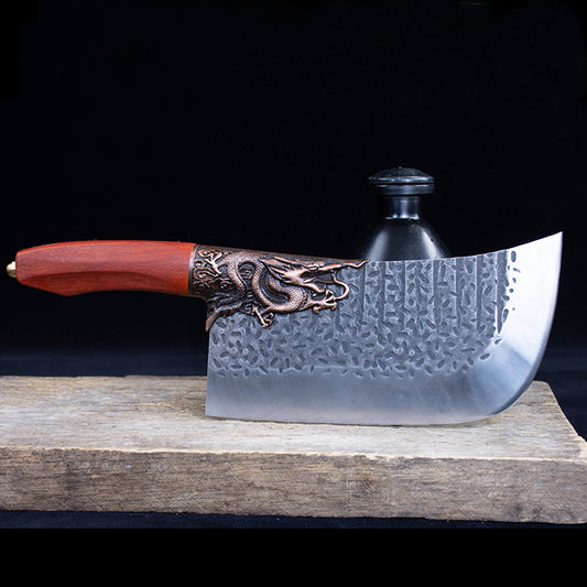 Cuchillo de Cocina en Acero Inoxidable Forjado con Punta Redondeada