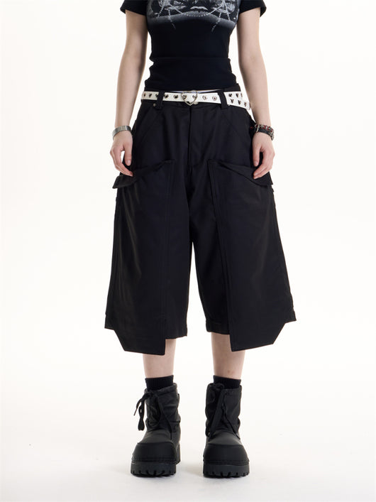 Pantalones Cargo Anchos Estilo Retro Americano para Mujer - Image 5