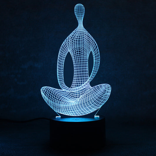 Lámpara LED 3D Cambio de Color para Meditación y Relajación - Image 9