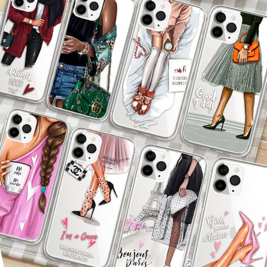 Funda Protectora para Celular - Diseño Elegante para Mujer
