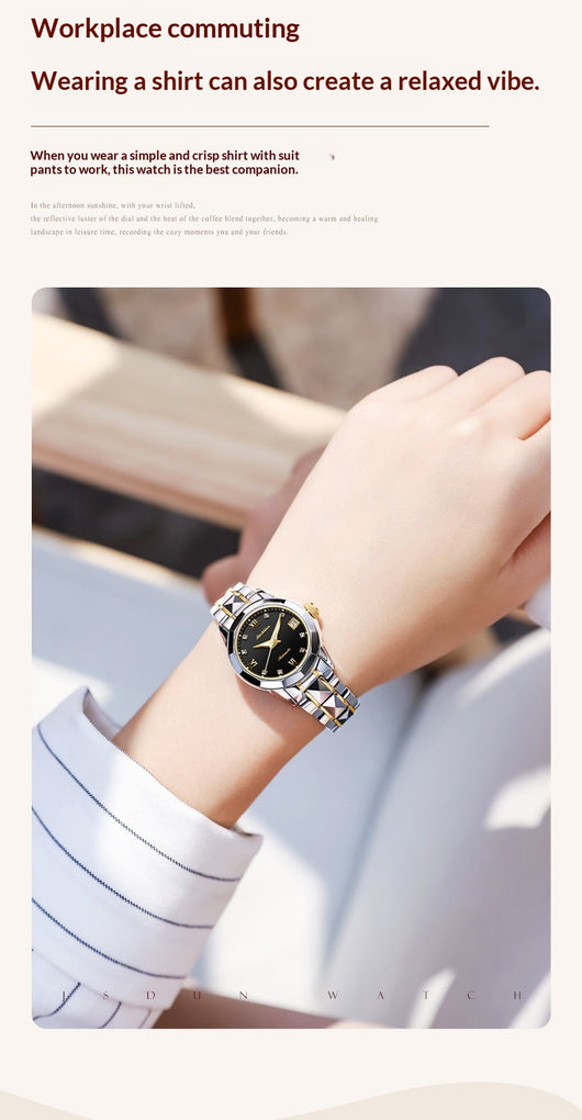 Reloj Mecánico Elegante de Gran Esfera para Parejas - Image 19