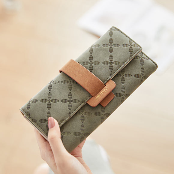 Billetera Grande para Mujer con Múltiples Compartimentos