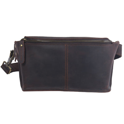 Bolsa de Pecho Cuero Vintage Multifuncional Gran Capacidad - Image 3
