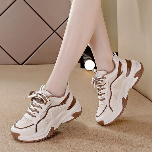 Zapatillas Deportivas Casuales para Mujer con Suela Gruesa Acolchada y Diseño Ligero - Image 7