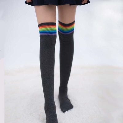 Calcetines Largos Arcoíris hasta la Rodilla para Otoño e Invierno - Image 11