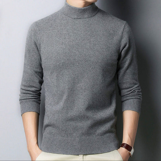 Suéter de Cuello Alto Grueso para Hombre - Image 4
