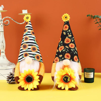 Muñeca Decorativa Festival de Girasoles para Ventana