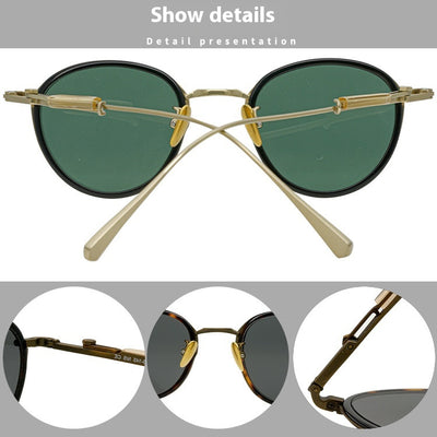 Gafas Redondas Vintage de Diseño Artístico para Jóvenes - Image 14