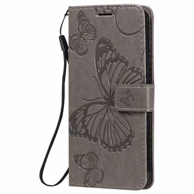 Funda de Cuero para Teléfono con Mariposa Prensada - Image 67
