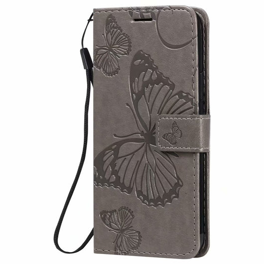 Funda de Cuero para Teléfono con Mariposa Prensada - Image 67