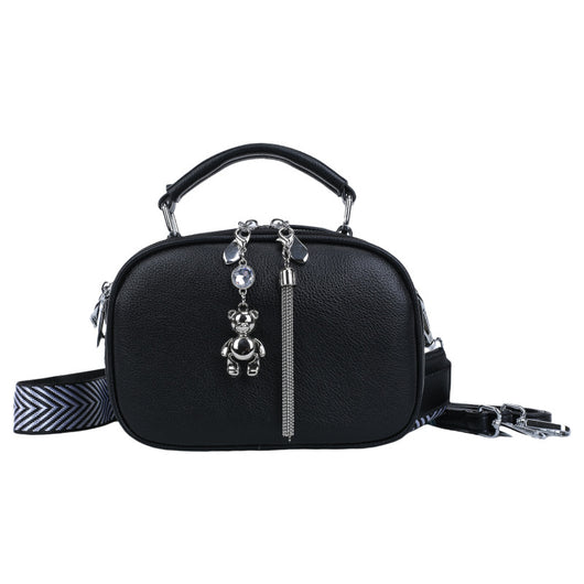 Bolso Cuadrado Pequeño con Costura Decorativa para Mujer - Image 9