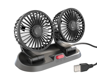 Ventilador Dual Rotatorio F410 para Auto con Diseño Plegable - Image 6
