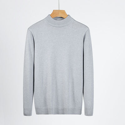 Suéter Modal Cuello Mocko Ajustado para Hombre - Image 9