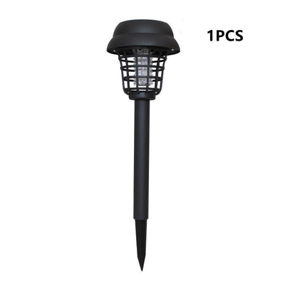 Lámpara Solar Antimosquitos LED con Luz Blanca y Ultravioleta para Jardín - Image 6