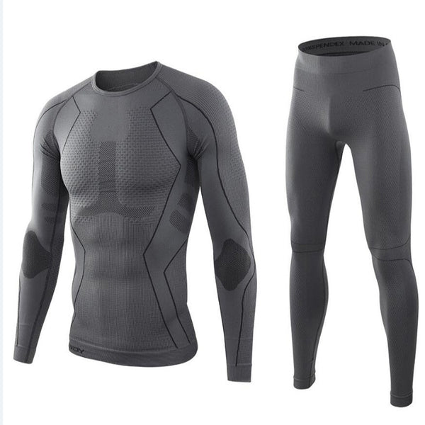 Conjunto de Ropa Térmica para Hombre - Camiseta y Pantalón