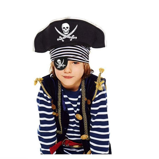 Disfraz Pirata del Caribe: Máscara de Ojo y Sombrero Pirata - Image 4