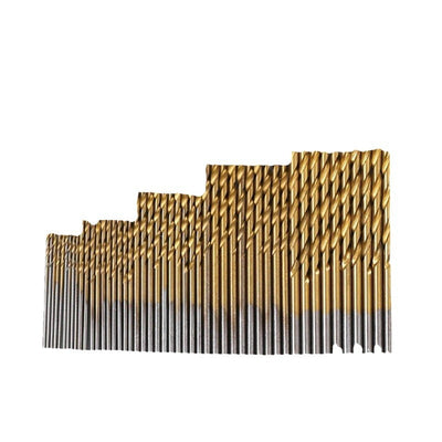 Juego de 50 Brocas Helicoidales 1-3mm Acero Rápido H2 Revestimiento Titanio - Image 15
