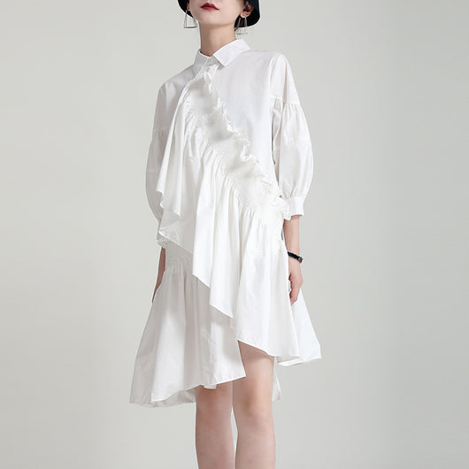 Falda Camisera Midi de Diseño Exclusivo y Estilo Oscuro - Image 6
