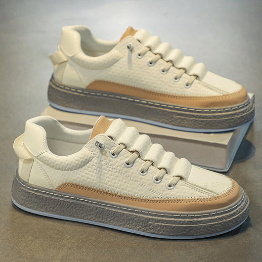 Tenis de Cuero para Skateboard con Plataforma - Estilo Casual Deportivo - Image 8