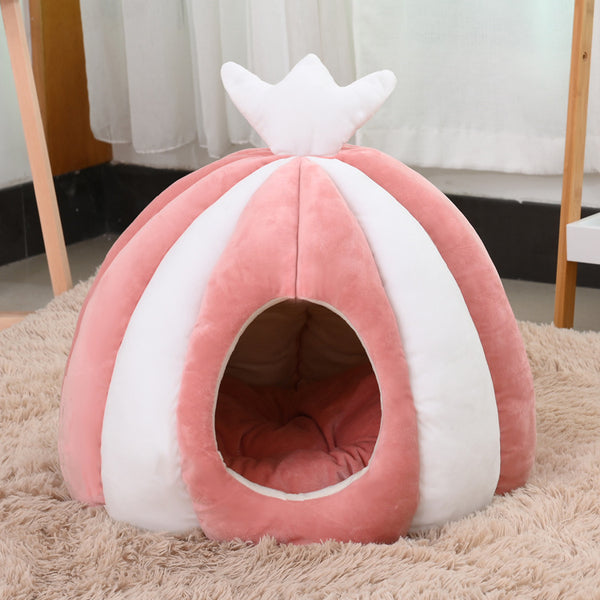 Casa Térmica Acogedora para Mascotas Pequeñas - Diseño Cerrado y Confortable