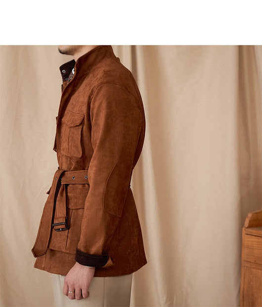 Chaqueta Vintage de Gamuza para Hombre - Casual y Profesional - Image 10