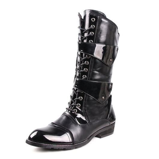 Bota Alta Hombre Estilo Coreano Moderno y Exclusivo - Image 5