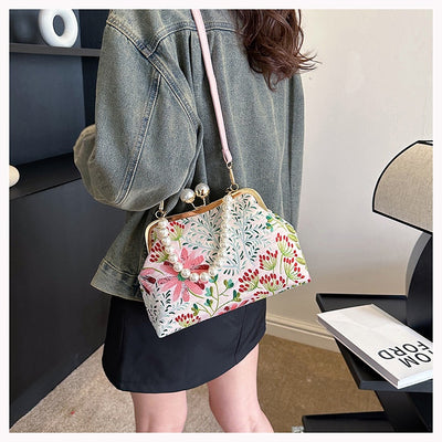 Bolso de Mano Vintage Estilo Pastoral para Mujer - Image 19