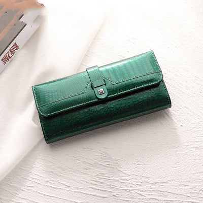 Billetera de Cuero Brillante para Mujer - Colección Verano - Image 8