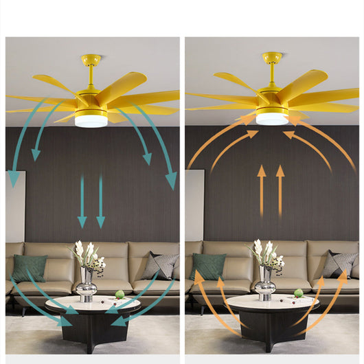 Lámpara Ventilador Nórdica para Comedor y Dormitorio - Image 4